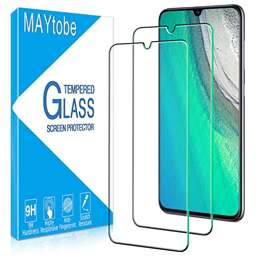 MAYtobe 2 Stück Schutzfolie für Samsung Galaxy A70 Schutzglas, Frei von Kratzern, 9H Härte, 0.33mm Ultra-klar Displayschutzfolie, Anti-Bläschen, 2.5D Rand Einfacher Montage von MAYtobe