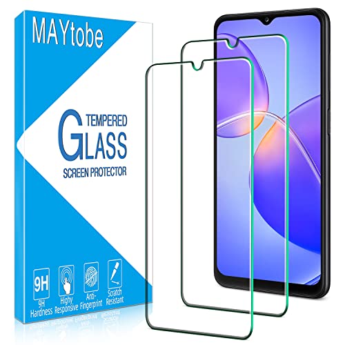 MAYtobe 2 Stück Schutzfolie für Xiaomi Poco X3, Poco X3 Pro, Poco X3 NFC, Frei von Kratzern, 9H Härte Glas, HD Displayschutzfolie, 0.33mm Ultra-Klar, Ultrabeständig, Blasenfrei von MAYtobe