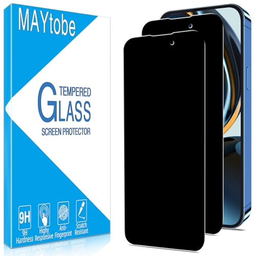 MAYtobe 2 Stück Sichtschutz Schutzfolie für iPhone 14 Pro Max, Volle Abdeckung, Anti Spy, 9H Härte Schutzglas, Anti-Kratzen MAYtobe 2 Stück Sichtschutz Schutzfolie für iPhone 14 Pro Max, Volle Abdeckung, Anti Spy, 9H Härte Schutzglas, Anti-Kratzen von MAYtobe