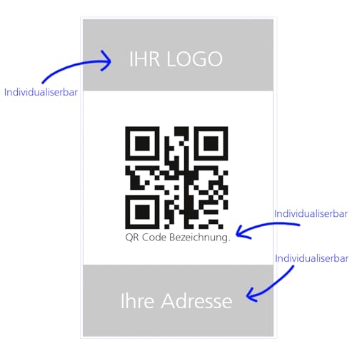 1000 Stück – Wartungsaufkleber individuelle Anpassbare QR-Code Etiketten fortlaufende Nummer oder/und Zahlen Barcode | inkl. Ihrem Logo | Made in Germany 1000 Stück – Wartungsaufkleber individuelle Anpassbare QR-Code Etiketten fortlaufende Nummer oder/und Zahlen Barcode | inkl. Ihrem Logo | Made in Germany von MBS SIGNS
