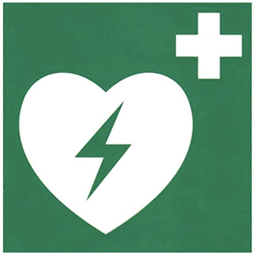 Aufkleber Schild Defibrillator Defi selbstklebende Folie 15x15cm ISO7010 ASR A1.3 AED made by MBS-SIGNS in Germany Aufkleber Schild Defibrillator Defi selbstklebende Folie 15x15cm ISO7010 ASR A1.3 AED made by MBS-SIGNS in Germany von MBS-SIGNS