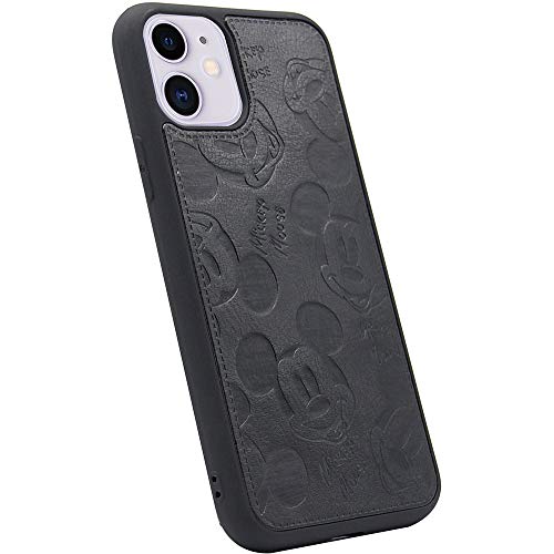 MC Fashion Schutzhülle für iPhone 11 (15,5 cm (6,1 Zoll), süßes Cartoon-Micky-Maus-Design, einfarbig, Kunstleder) von MC Fashion Group, Inc