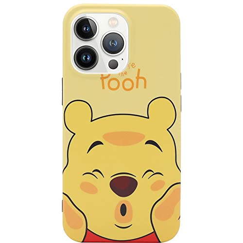 MC Fashion iPhone 14 Pro Max Hülle, niedlich [Kiss Serie] Matte Cartoon Hülle, Slim Fit Leichte Ganzkörperweiche TPU Hülle für iPhone 14 Pro Max 6,7 Zoll 2022 (Winnie The Pooh) von MC Fashion Group, Inc