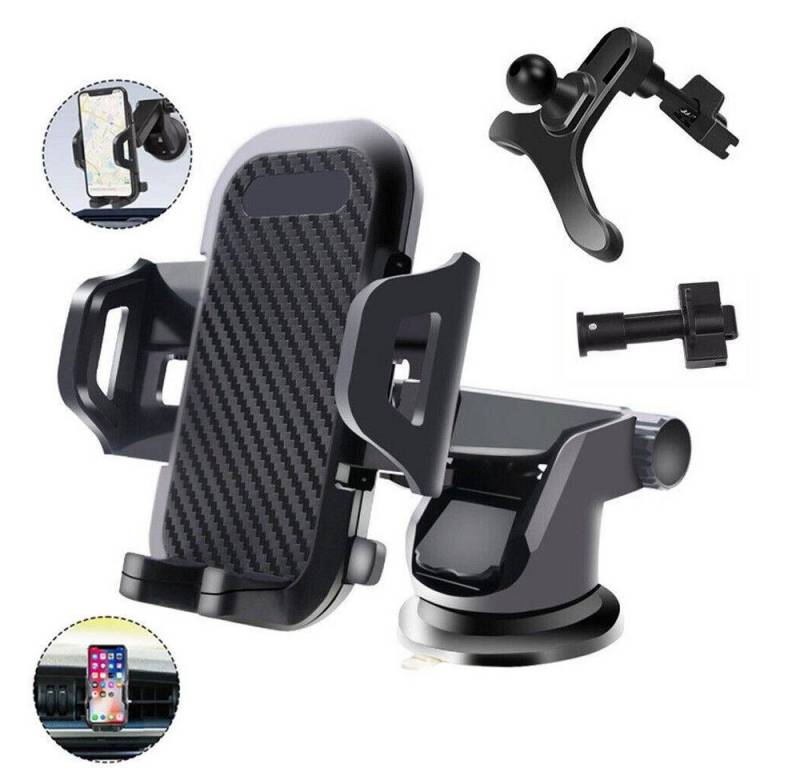 MC Star Handyhalterung Auto Armaturenbrett Universal KFZ Handy-Halterung, (Handy Smartphone Navi Halter) von MC Star