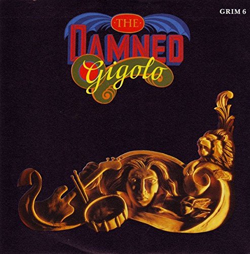 Damned Gigolo Edited Version 7" MCA GRIM6 EX/EX 1986 picture sleeve, green vinyl von MCA Records