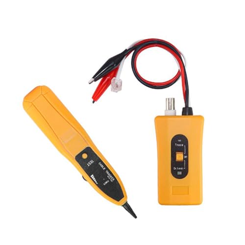 MCAOAL Koaxialkabeltester Netzwerkkabeltester Für BNC RJ45 CAT5 CAT6 Datenkoaxialkabeltester Prüfer Für Durchgangskabel von MCAOAL