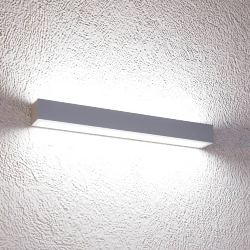 LED-Wandleuchte Mera, Breite 40 cm, alu, 4.000 K von MCJ