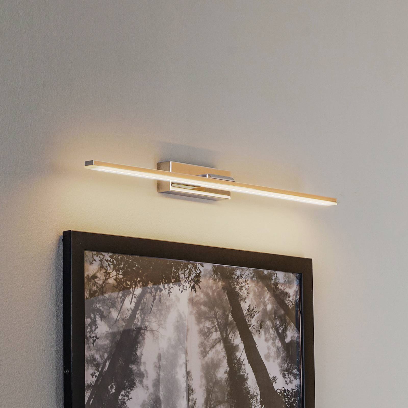 LED-Wandleuchte Miroir 60 cm chrom 3000K von MCJ