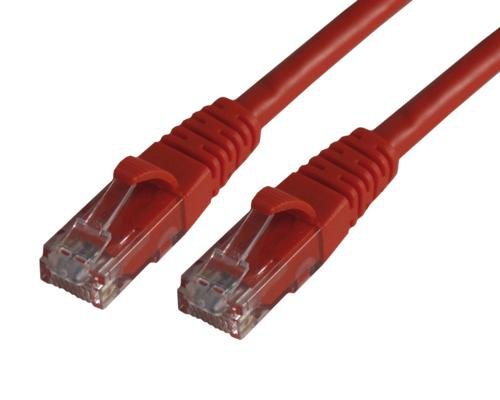 M.C.L MCL Patchkabel (Cat6 a U/UTP, rot, 2 m von MCL