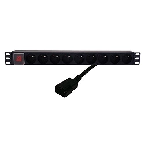 MCL 9 A/RE-/C14 Zubehör Rack-Rack – Zubehör (schwarz, Power Bar) von MCL