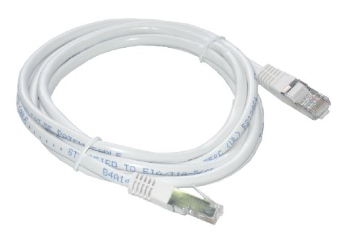 MCL FCC5EBM-2M/W Patchkabel RJ45, Cat 5e, F/UTP, 2 m, Weiß von MCL