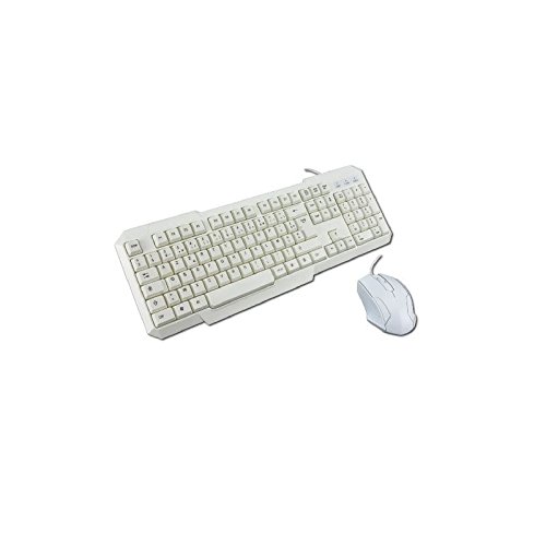 MCL SAMAR MICRO CABL - USB KEYBOARD + MOUSE KIT WHITE FR von MCL