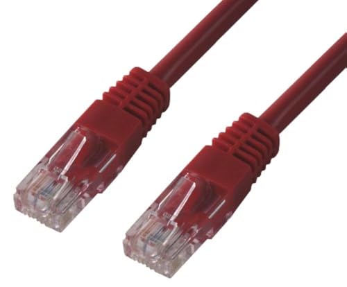 MCL Samar Netzwerkkabel RJ-45 (m) RJ-45 (m), CAT 5e, 1 m, Rot von MCL