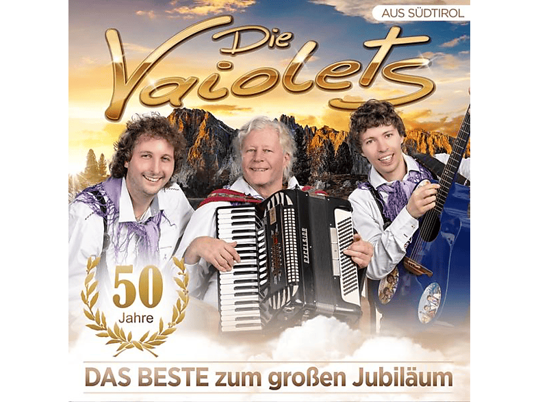 Die Vaiolets - 50 JAHRE-DAS BESTE ZUM GROSSEN JUBILÄUM (CD) von MCP SOUND