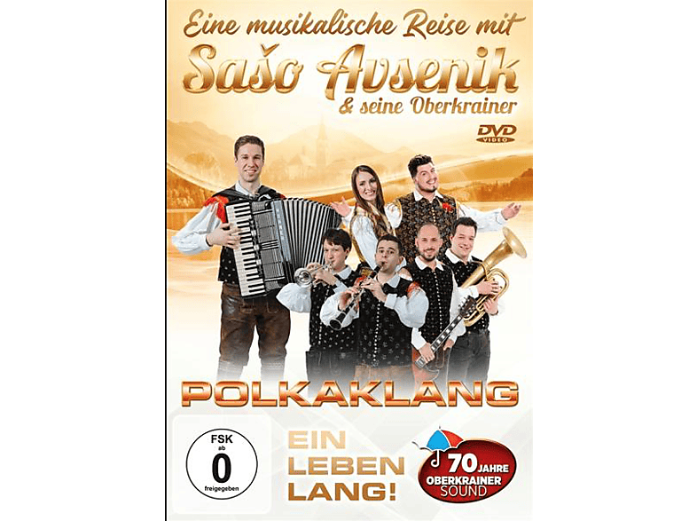 Saso Avsenik & Seine Oberkrain - Polkaklang ein Leben lang! Eine musikalische Reise (DVD) von MCP SOUND