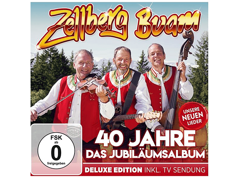 Zellberg Buam - 40 Jahre-Das Jubiläumsalbum-Deluxe Edition ink (CD + DVD Video) von MCP SOUND