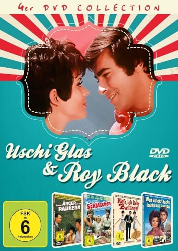 Uschi Glas & Roy Black - 4DVD-Collection (Immer Ärger mit den Paukern / Wenn mein Schätzchen auf die Pauke haut / Hilfe, ich liebe Zwillinge / Wer zuletzt lacht, lacht am bebsten) von MCP Sound & Media GmbH / A-Ötztal-Bahnhof