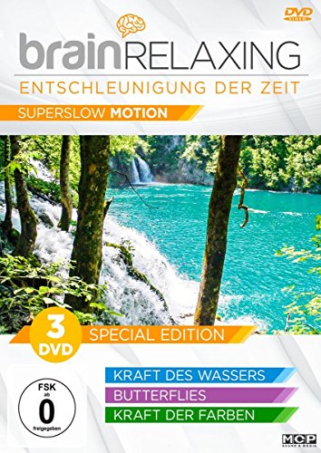 Brain Relaxing - Entschleunigugn der Zeit - Special Edition 3DVDs (Kraft des Wassers, Butterflies, Kraft der Farben) von MCP Sound & Media GmbH