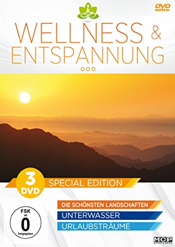 Wellness & Entspannung - 3DVD Special Edition (Die schönsten Landschaften / Unterwasser / Urlaubsträume) von MCP Sound & Media GmbH