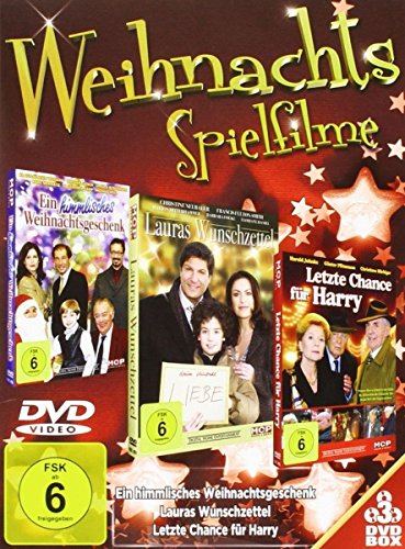 Weihnachtsspielfilme [3 DVDs: Ein himmlisches Weihnachtsgeschenk, Lauras Wunschzettel, Letzte Chance für Harry] von MCP