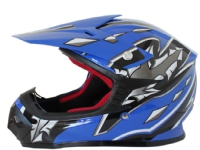 Kinder Crosser Helm Blau, Größe XL von MCU-Sport