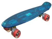 MCU-Sport Blå Transparent LED Skateboard m/LED LYS + ABEC7 von MCU-Sport