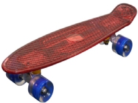 MCU-Sport Rød Transparent LED Skateboard m/LED Lys + ABEC7 von MCU-Sport