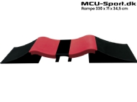 MCU-Sport Skate Double Wave Ramp Set 330 x 71 x 34,5 cm von MCU-Sport