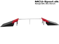 MCU-Sport Skate Ramp + Grind Rail Set 425 x 48 x 41,6 cm von MCU-Sport