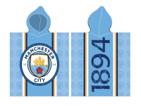 Manchester City Poncho / Handtuch mit Kapuze - 100 Prozent Baumwolle von MCU