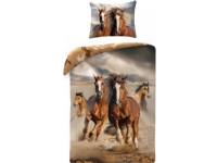 Pferde 'Running Horses' Bettwäsche 2i1 Design - 100 Prozent Baumwolle von MCU