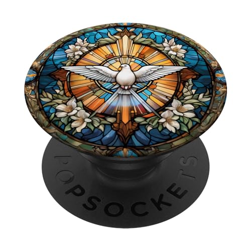 Heiliger Geist im Christentum, Zeichen der Taube, Dreifaltigkeit PopSockets mit austauschbarem PopGrip Heiliger Geist im Christentum, Zeichen der Taube, Dreifaltigkeit PopSockets mit austauschbarem PopGrip von MDAM