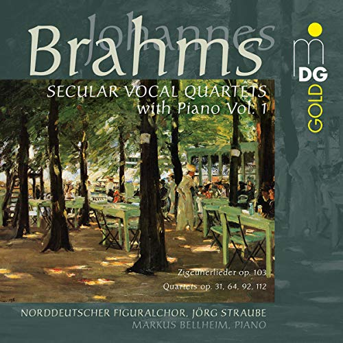Brahms: Secular Vocal Quartets with Piano, Vol. 1 von MDG
