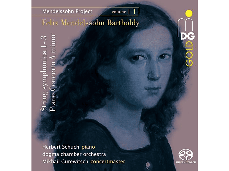 Mikhail/do.gma chamber orchestra Gurewitsch - Vol.1 Streichersinfonien 1-3/Klavierkonzert a-moll (SACD Hybrid) von MDG