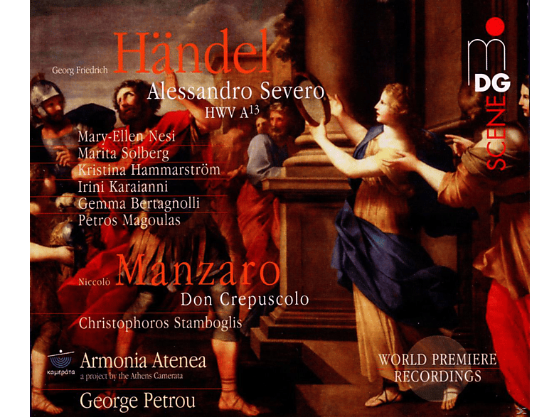 VARIOUS, Armonia Atenea - Händel: Alesandro Severo / Manzaro: Don Crepuscolo (CD) von MDG