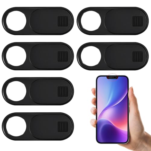 MDLSDE 6 Stück Webcam Abdeckung, Laptop Handy Kamera Abdeckung Webcam Cover Slider 0.7 mm Schwarz für Computer Laptop Smartphone MacBook Pro Air Tesla Modelle 3 Y Schutz Ihrer Privatsphäre MDLSDE 6 Stück Webcam Abdeckung, Laptop Handy Kamera Abdeckung Webcam Cover Slider 0.7 mm Schwarz für Computer Laptop Smartphone MacBook Pro Air Tesla Modelle 3 Y Schutz Ihrer Privatsphäre von MDLSDE