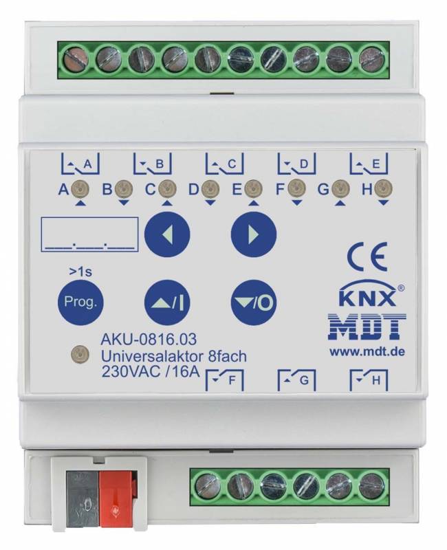 MDT AKU-0816.03 Universalaktor 8fach 4TE REG 16A 230VAC 100F 15EVG MDT AKU-0816.03 Universalaktor 8fach 4TE REG 16A 230VAC 100F 15EVG von MDT technologies GmbH