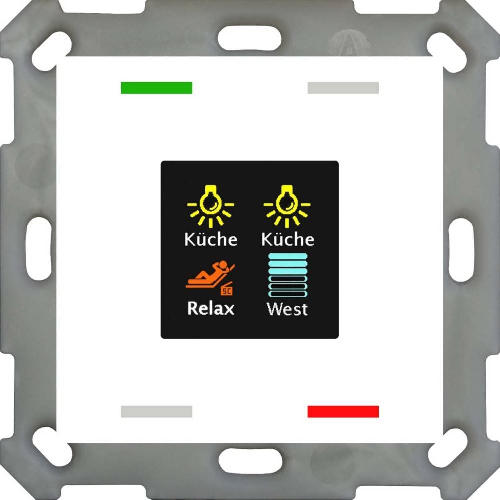MDT Taster Smart 55 4-fach mit Farbdisplay und Temperatursensor MDT Taster Smart 55 4-fach mit Farbdisplay und Temperatursensor von MDT technologies GmbH