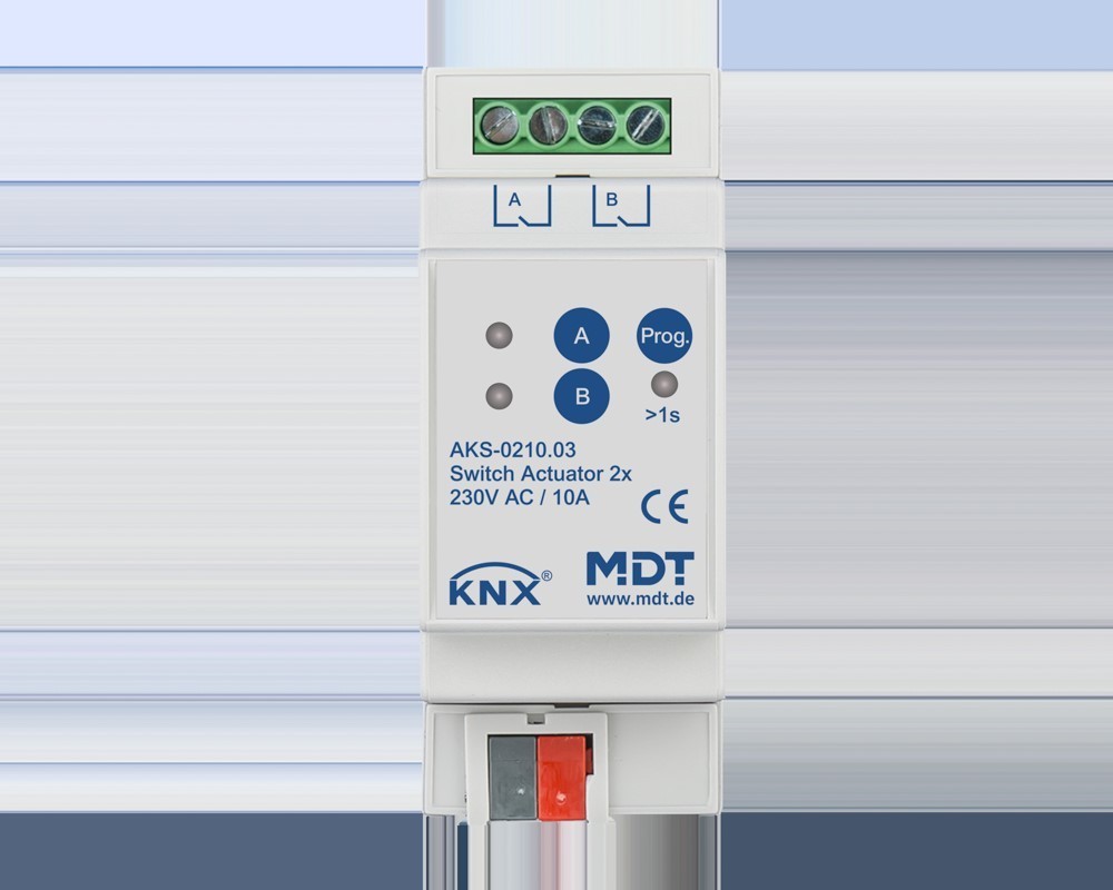 MDT technologies Schaltaktor 2-fach 2TE AKS-0210.03 MDT technologies Schaltaktor 2-fach 2TE AKS-0210.03 von MDT technologies