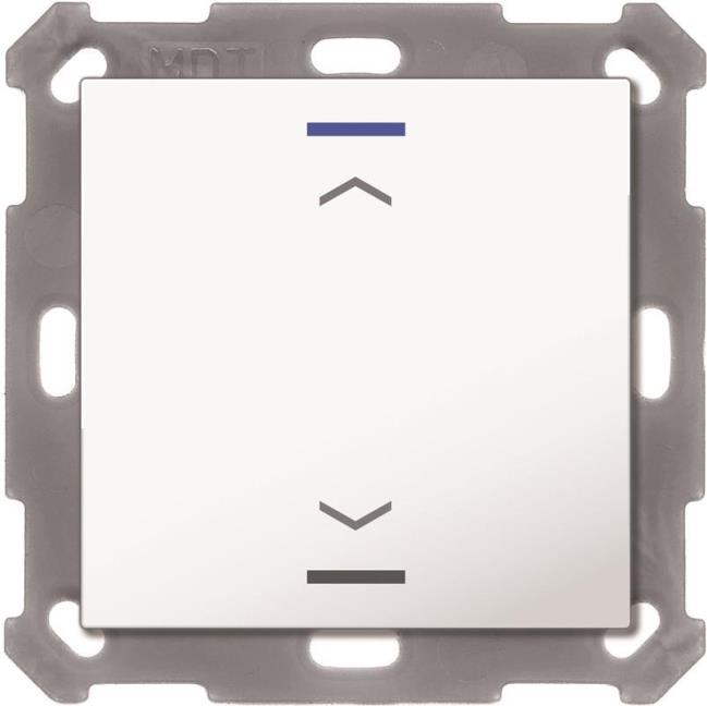MDT BE-TAL5501.A1 Taster Light 55 1fach RGB-W Reinweiß glänzend Jalousie (BE-TAL5501.A1) von MDT
