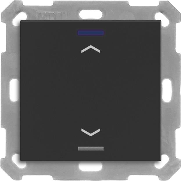 MDT BE-TAL55T106.A1 KNX Taster Light 55 1f RGBW Temperatursensor sw matt Jalous. 1 (BE-TAL55T106.A1) von MDT