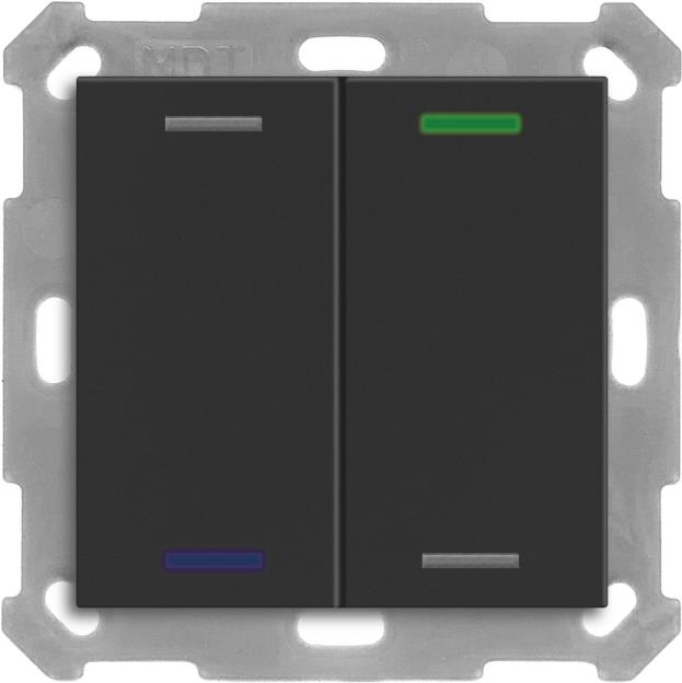 MDT BE-TAL55T206.01 KNX Taster Light 55 2f RGBW Temperatursensor sw matt Neutral 1 (BE-TAL55T206.01) von MDT