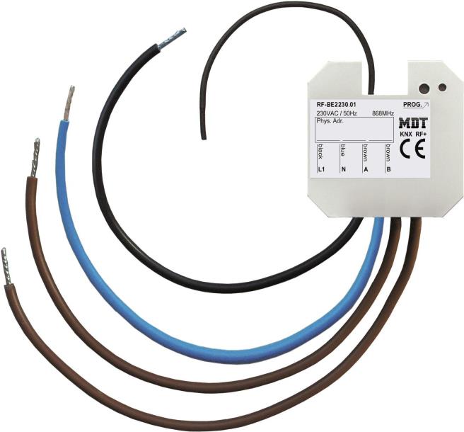 MDT RF-BE2230.01 KNX RF+ Tasterinterface 2fach UP 230VAC (RF-BE2230.01) von MDT