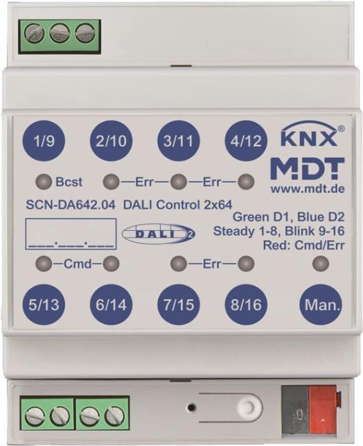 MDT SCN-DA642.04 DALI Control 2x64 Gateway, 4TE, REG (SCN-DA642.04) von MDT