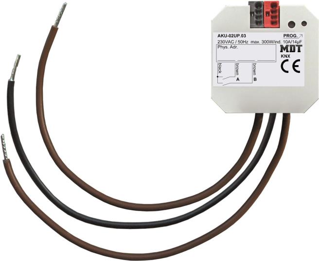 MDT technologies Universalaktor 2-fach UP 10A,230VAC,14µF,2EVG AKU-02UP.03 (AKU-02UP.03) von MDT