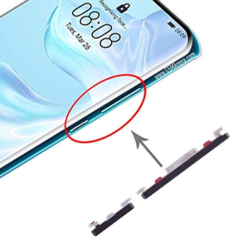 MDYH HDZ ADC Power Button und Lautstärkeregler for Huawei P30 Pro (Schwarz) (Color : Black) von MDYH
