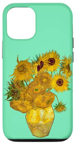 Sonnenblume, klassische Kunst Hülle für iPhone 12/12 Pro von MDam