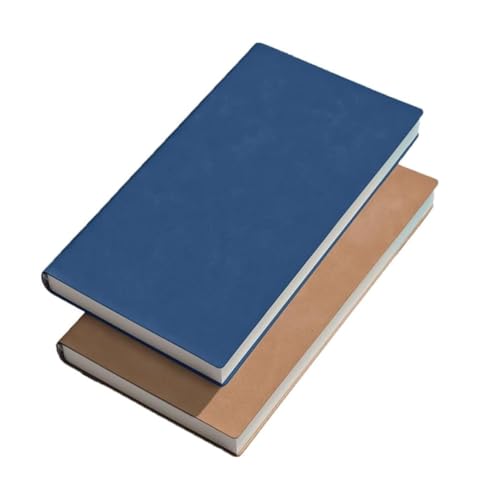 MEACEYR Notizbuch Notizblock, drahtgebundenes Leder-Notizbuch, 2er-Pack für Zuhause, Schule und Büro, 196 Seiten/98 Blatt, 10 x 17,5 cm Blankobücher MEACEYR Notizbuch Notizblock, drahtgebundenes Leder-Notizbuch, 2er-Pack für Zuhause, Schule und Büro, 196 Seiten/98 Blatt, 10 x 17,5 cm Blankobücher von MEACEYR