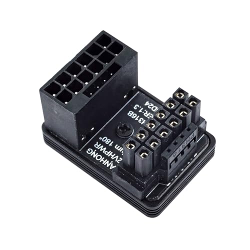 MEAKTSMI 12 V 180 Grad abgewinkeltes ATX3.0-Netzteil-Board 16P auf 16P GPU Netzteil für Desktop-Grafikkarten PH316 von MEAKTSMI
