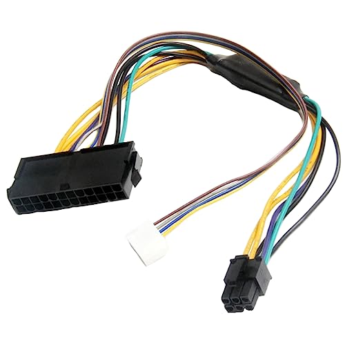 MEAKTSMI 30 Cm/11 8 Zoll 24Pin Auf 6Pin 18AWG Adapterkabel Für 8200 8300 800G1 6300 Motherboards Zubehör von MEAKTSMI